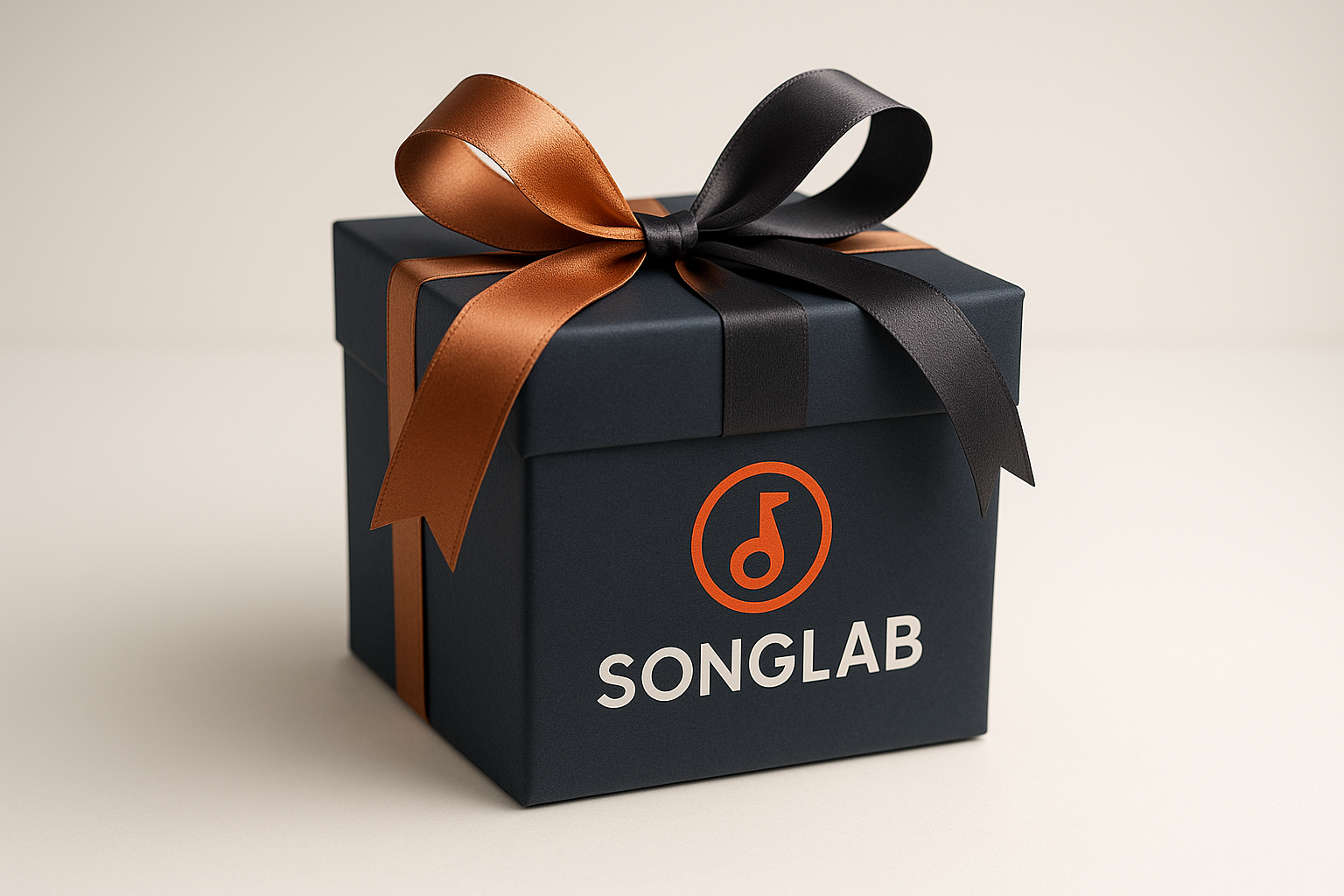 un cadou cu logotipul SongLab